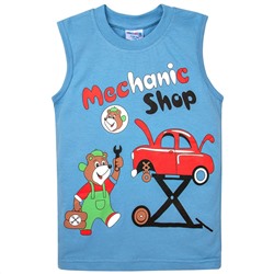 Майка Shishco Car Mechanic Bear для мальчика