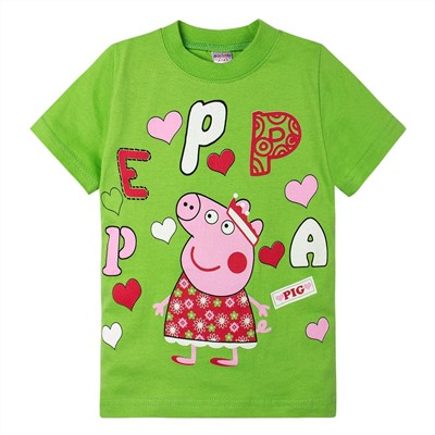 Футболка BONITO "Peppa Pig Heart" для девочки