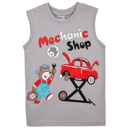 Майка Shishco Car Mechanic Bear для мальчика